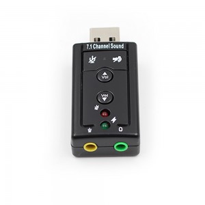 7.1 канала Внешний USB звуковая карта USB Jack